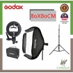 GODOX 80 x 80cm Easy Fold Seepdlite Softbox With S Type Bracket + 2meter light stand  (Ship from Malaysia)
